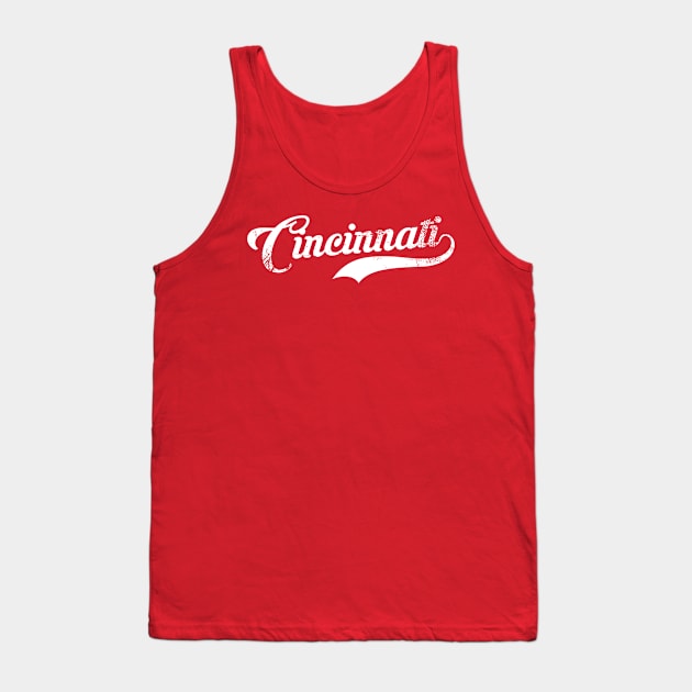 cincinnati baseball Tank Top by Sloop